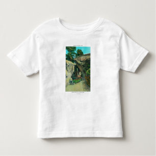 T-shirt Pour Les Tous Petits Bus touristique sous la roche de voûte sur la