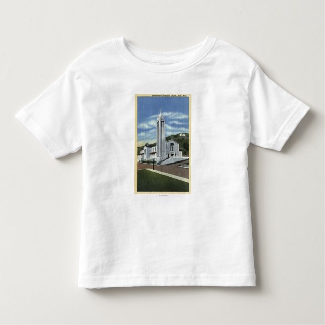 T-shirt Pour Les Tous Petits Butte, Montana - église de conception impeccable (Devant)