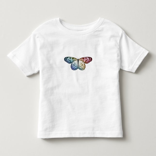 T-shirt Pour Les Tous Petits Butterfly Rainbow (Devant)