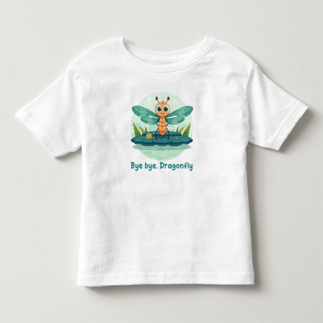 T-shirt Pour Les Tous Petits Bye bye, Dragonfly (Devant)