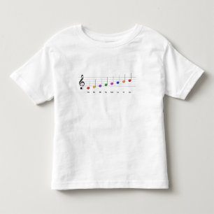 T-shirt Pour Les Tous Petits C Grande échelle dans Treble Clef Kids Literacy d