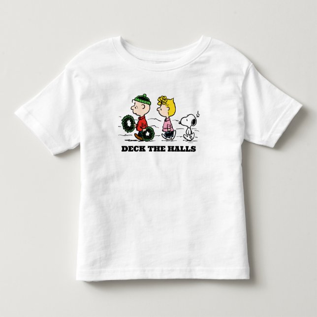 T-shirt Pour Les Tous Petits cacahuètes | Charlie Brown, Sally & Snoopy (Devant)