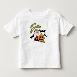 T-shirt Pour Les Tous Petits cacahuètes   Happy Halloween Linus