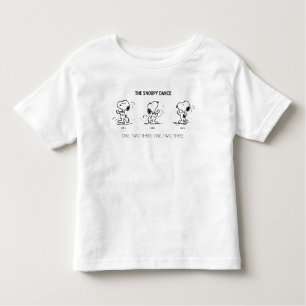 T-shirt Pour Les Tous Petits cacahuètes   La Danse Snoopy