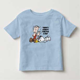 T-shirt Pour Les Tous Petits cacahuètes   Lin, Snoopy & Woodstock Napping