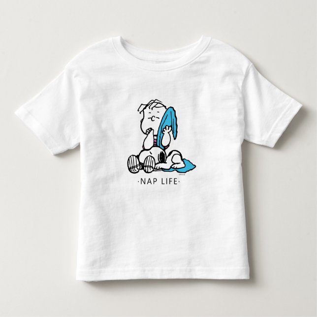 T-shirt Pour Les Tous Petits cacahuètes | Linus & Snoopy (Devant)