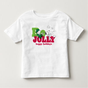 T-shirt Pour Les Tous Petits cacahuètes   Linus & Snoopy Be Jolly