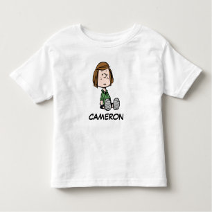 T-shirt Pour Les Tous Petits cacahuètes   Peppermenthe Patty assis