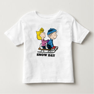 T-shirt Pour Les Tous Petits cacahuètes   Sally & Linus Sled