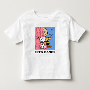 T-shirt Pour Les Tous Petits cacahuètes   Snoopy & Charlie Danse Brown mi-mi-mi