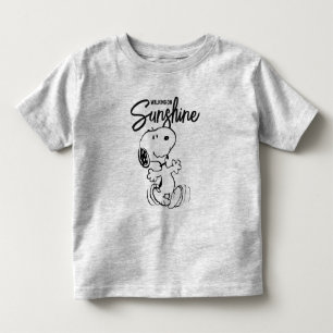 T-shirt Pour Les Tous Petits cacahuètes   Snoopy Dance