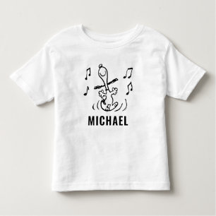T-shirt Pour Les Tous Petits cacahuètes   Snoopy Dancing