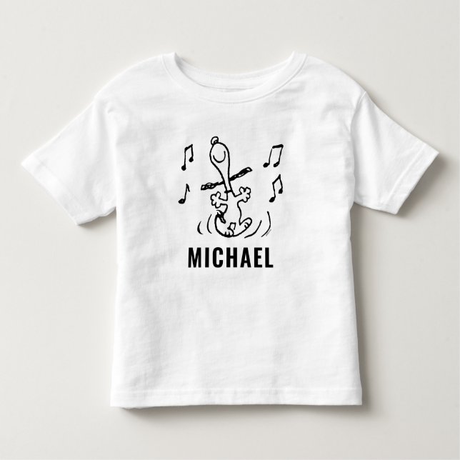 T-shirt Pour Les Tous Petits cacahuètes | Snoopy Dancing (Devant)