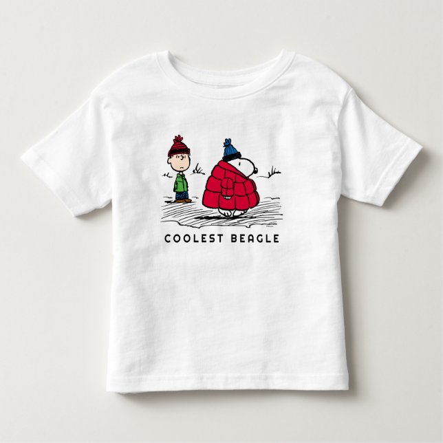 T-shirt Pour Les Tous Petits cacahuètes | Snoopy & Linus Down Veste Remplie (Devant)