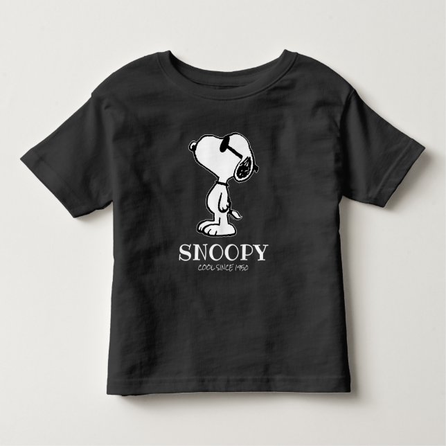 T-shirt Pour Les Tous Petits cacahuètes | Snoopy Lunettes de soleil Ponder (Devant)