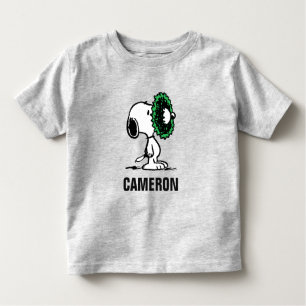 T-shirt Pour Les Tous Petits cacahuètes   Snoopy pour les fêtes