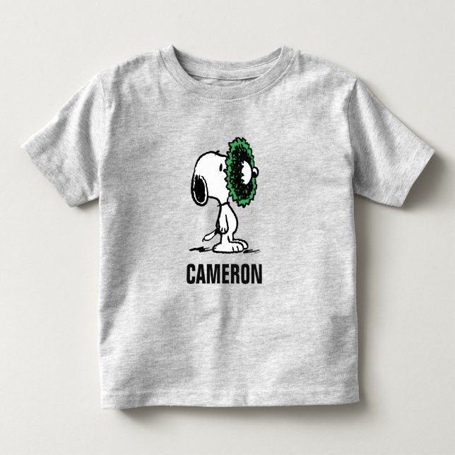 T-shirt Pour Les Tous Petits cacahuètes | Snoopy pour les fêtes (Devant)
