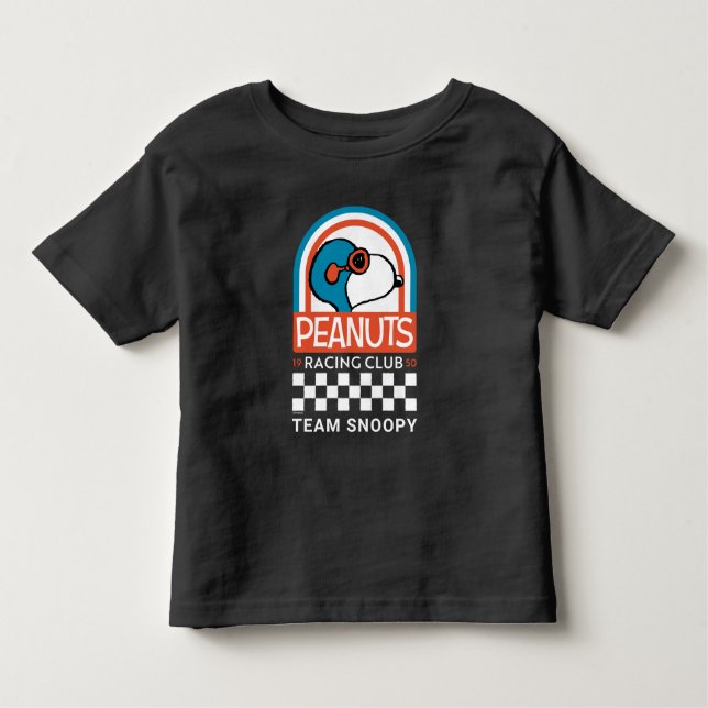 T-shirt Pour Les Tous Petits cacahuètes | Snoopy Racing Club (Devant)