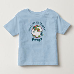T-shirt Pour Les Tous Petits cacahuètes   Snoopy Rainbow Heart Lunettes de sole