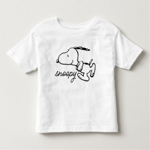 T-shirt Pour Les Tous Petits cacahuètes Snoopy Run