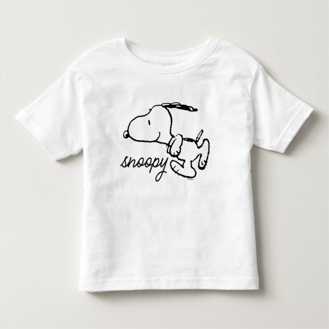 T-shirt Pour Les Tous Petits cacahuètes | Snoopy Run (Devant)