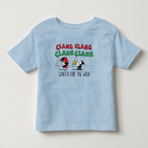 T-shirt Pour Les Tous Petits cacahuètes Snoopy Santa Claus & Lucy