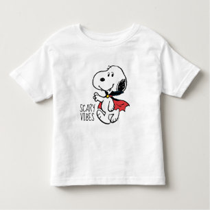 T-shirt Pour Les Tous Petits cacahuètes   Snoopy Smiling Vampire