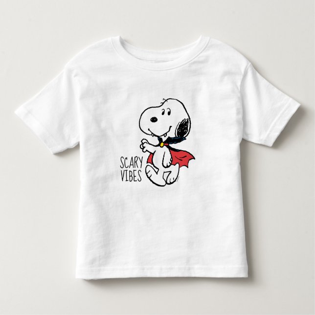 T-shirt Pour Les Tous Petits cacahuètes | Snoopy Smiling Vampire (Devant)