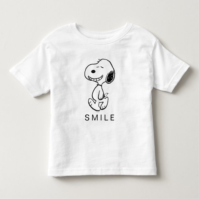 T-shirt Pour Les Tous Petits cacahuètes | Snoopy Super Smile (Devant)