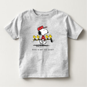 T-shirt Pour Les Tous Petits cacahuètes   Snoopy, Woodstock & Friends Golf