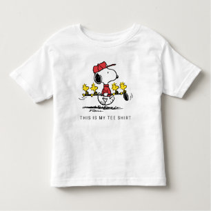 T-shirt Pour Les Tous Petits cacahuètes   Snoopy, Woodstock & Friends Golf