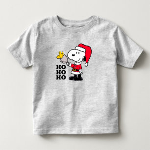 T-shirt Pour Les Tous Petits cacahuètes Snoopy & Woodstock Ho Ho Ho
