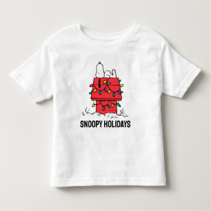 T-shirt Pour Les Tous Petits cacahuètes   Snoopy's Dog House With Lights