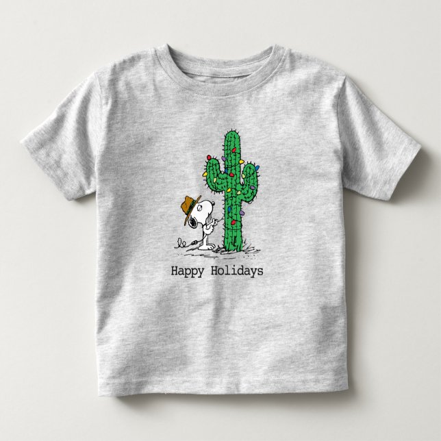 T-shirt Pour Les Tous Petits Cachou | Cactus de vacances de Spike (Devant)