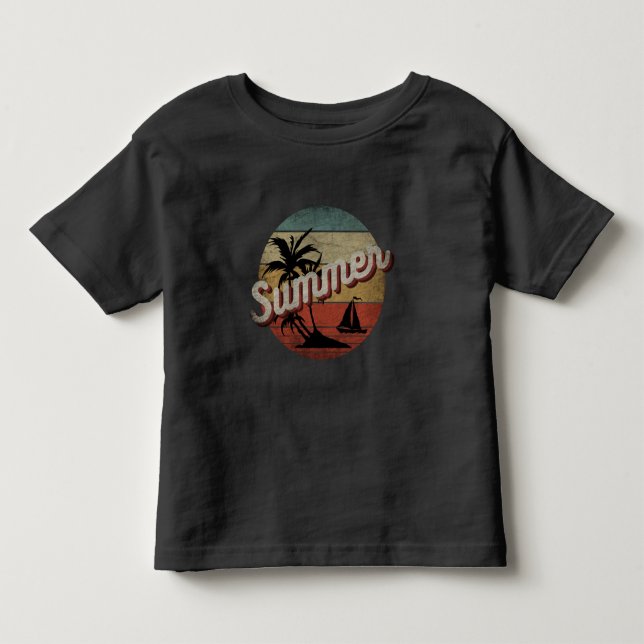 T-SHIRT POUR LES TOUS PETITS CADEAU DE VACANCES D'ÉTÉ (Devant)