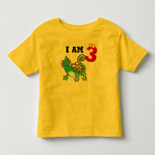 T-shirt Pour Les Tous Petits Cadeau garçon de 3e anniversaire (lézard drôle)