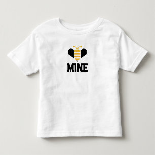 T-shirt Pour Les Tous Petits Cadeau romantique minimaliste de la mine d'abeille