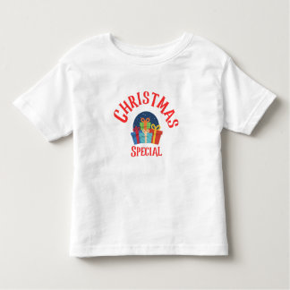 T-shirt Pour Les Tous Petits cadeau spécial de noël coloré mignon rouge combo