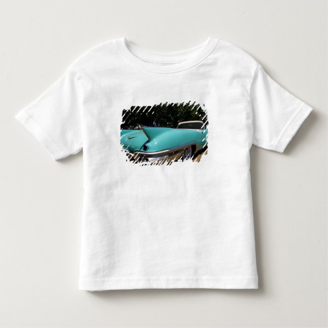 T-shirt Pour Les Tous Petits Cadillac vert d'Elvis Presley convertible en (Devant)