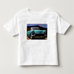 T-shirt Pour Les Tous Petits Cadillac vert d'Elvis Presley convertible en