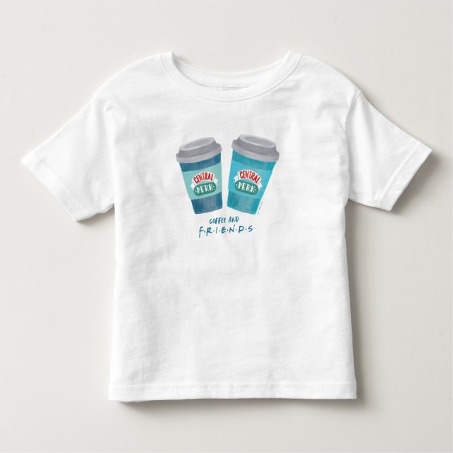 T-shirt Pour Les Tous Petits Café et amis™ (Devant)