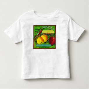 T-shirt Pour Les Tous Petits Caisse LabelMilton, WA d'Apple de Hopson