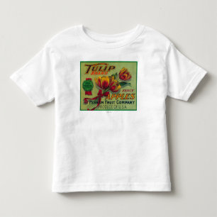 T-shirt Pour Les Tous Petits Caisse LabelYakima, WA d'Apple de tulipe