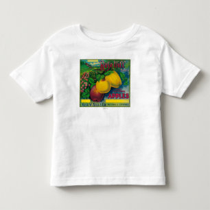 T-shirt Pour Les Tous Petits Caisse rose LabelWatsonville, CA d'Apple de
