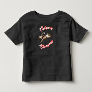 T-shirt Pour Les Tous Petits Calgary Canada Cheval Juillet Cavaliers Stampede d