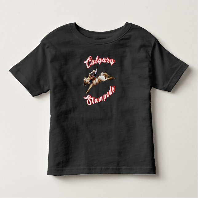 T-shirt Pour Les Tous Petits Calgary Canada Hourse juillet cavaliers Stampede d (Devant)