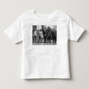 T-shirt Pour Les Tous Petits Calvin Coolidge avec la photographie d'Indiens