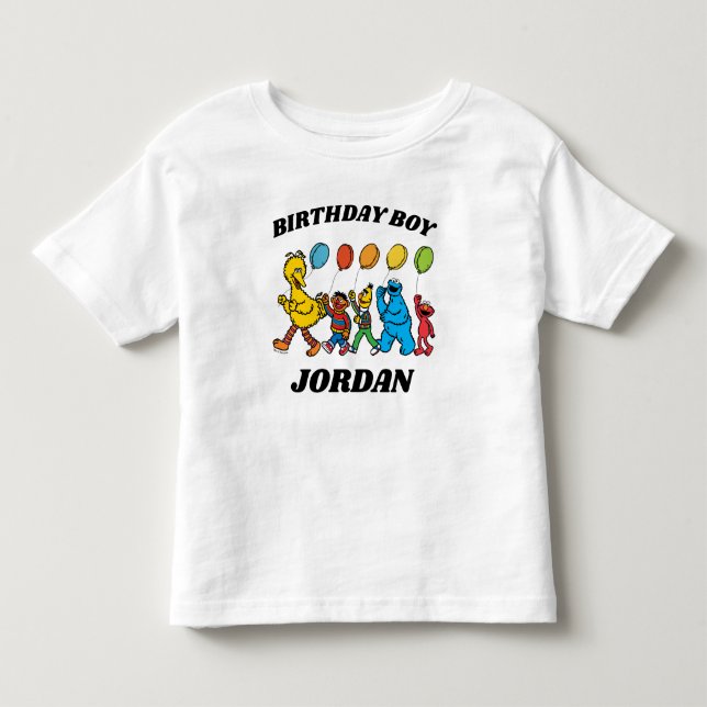 T-shirt Pour Les Tous Petits Camarades de la rue Sésame | Anniversaire garçon (Devant)