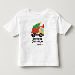 T-shirt Pour Les Tous Petits Camion à benne pour la construction de la joie de