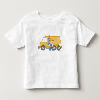 T-shirt Pour Les Tous Petits Camion de construction